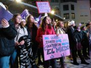 Manifestació a Vinaròs pel Dia Internacional de la Dona