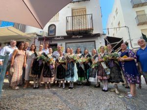 Peníscola celebra el dia del patró, Sant Roc, amb la tradicional ofrena floral