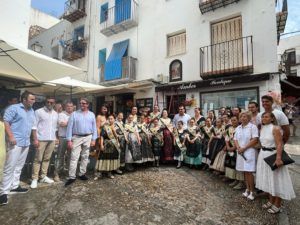 Peníscola celebra el dia del Patró, Sant Roc, amb la tradicional ofrena floral