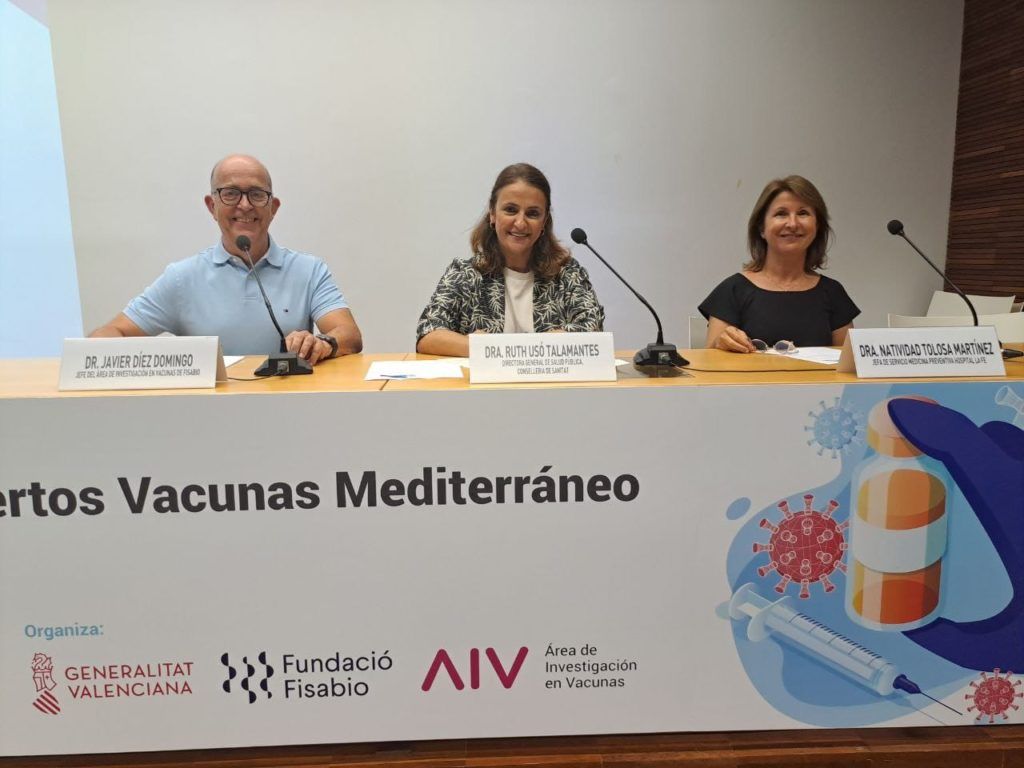 Consellera de Sanitat, Ruth Usó en el IV Encontre d'Experts en Vacunes del Mediterrani