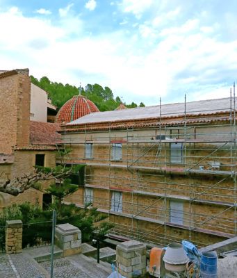 Traiguera: obres de rehabilitació del Santuari Mare de Déu Font de la Salut (galeria)