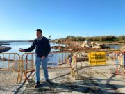 Benicarló inicia les obres de reconstrucció de la canonada d’aigua de la platja de la Mar Xica