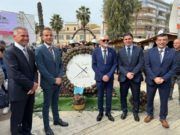 Benicarló reforça els llaços amb la ciutat agermanada de Ladispoli en la Fira de la Carxofa