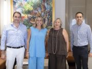 La presidenta de la Diputació de Castelló es reuneix amb l’alcaldessa i el vicealcalde de Vinaròs