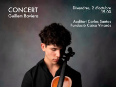 Fundació Caixa Vinaròs: El jove músic Guillem Baviera oferirà un concert interactiu amb el públic